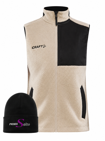 ADV Explore Pile Fleece Vest inkl beanie Dam/Herr