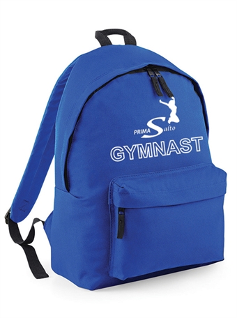 Backpack med gymnast-tryck