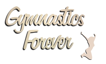 Väggord Gymnastics Forever
