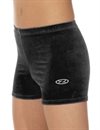 Hotpants i slät velour/lycra