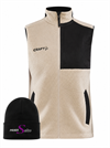 ADV Explore Pile Fleece Vest inkl beanie Dam/Herr